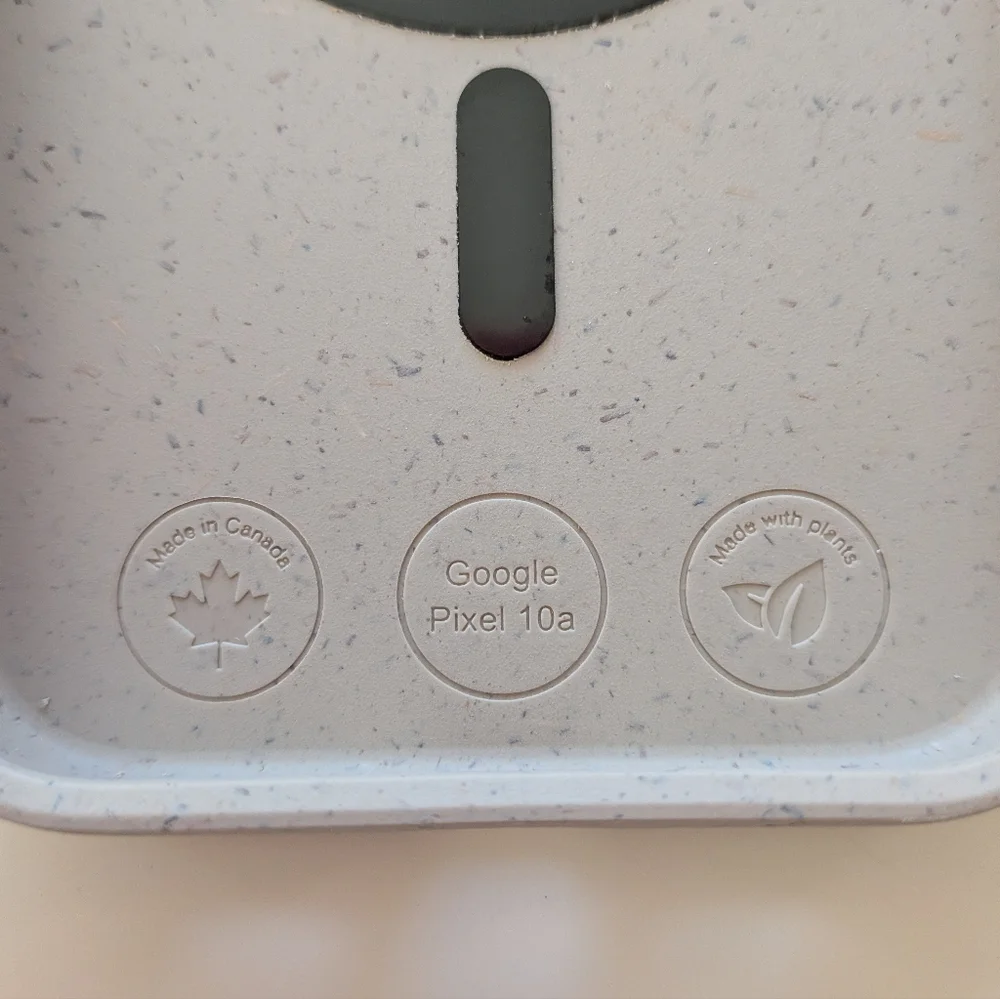 Pela Google Pixel 10a Case Hockey Rink Eco Friendly Compostable MagSafe Gray